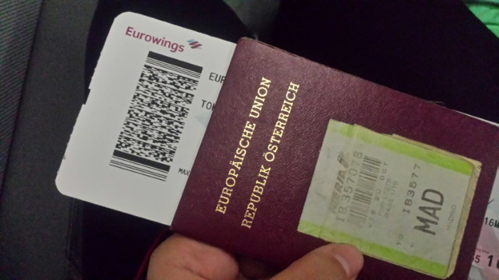 passport and ticket